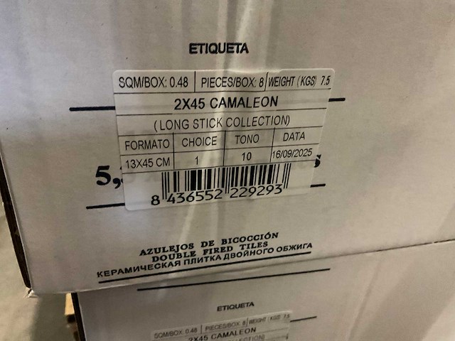 Amadis wandtegel 13x45 cm (18x) - afbeelding 2 van  2