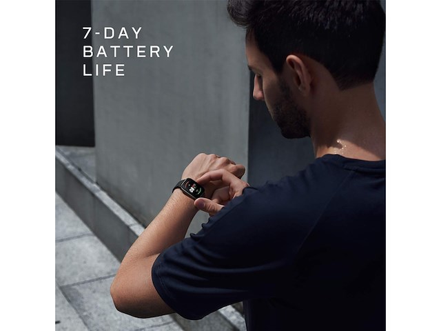 Amazfit zepp e square smartwatch pebble gray - afbeelding 5 van  5