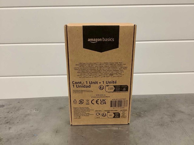 Amazon basic usb type-c telefoon oplader (255x) - afbeelding 1 van  3