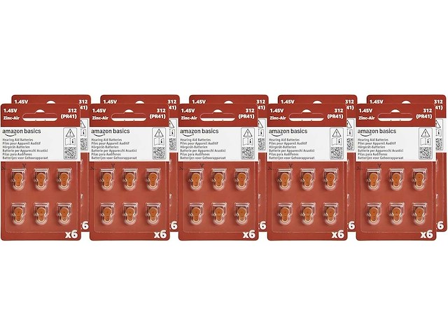 Amazon basics batterij voor gehoorapparaten (12600x) - afbeelding 4 van  4