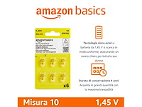 Amazon basics type 10 gehoorapparaatbatterijen (79x) - afbeelding 2 van  6