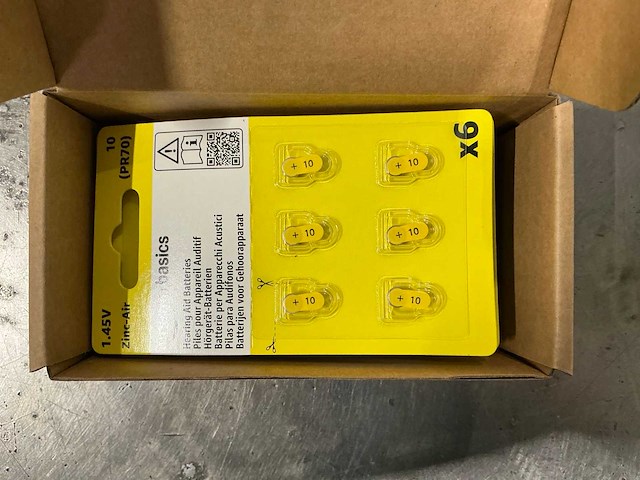 Amazon basics type 10 gehoorapparaatbatterijen (79x) - afbeelding 3 van  6