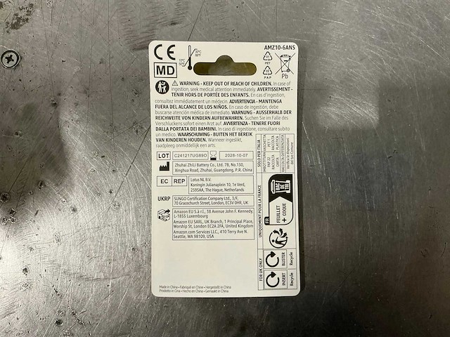 Amazon basics type 10 gehoorapparaatbatterijen (79x) - afbeelding 5 van  6
