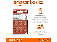 Amazon basics type 312 gehoorapparaatbatterijen (110x) - afbeelding 2 van  6