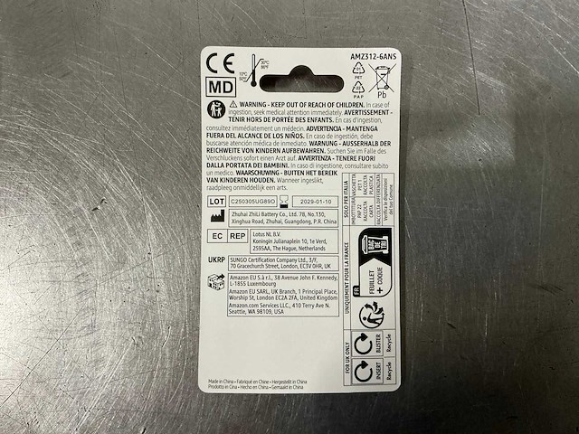 Amazon basics type 312 gehoorapparaatbatterijen (110x) - afbeelding 5 van  6