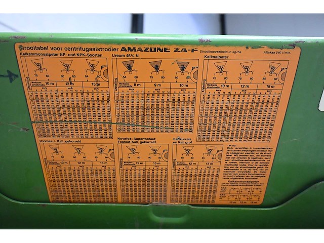 Amazone za-f 604r kunstmeststrooier - afbeelding 10 van  10