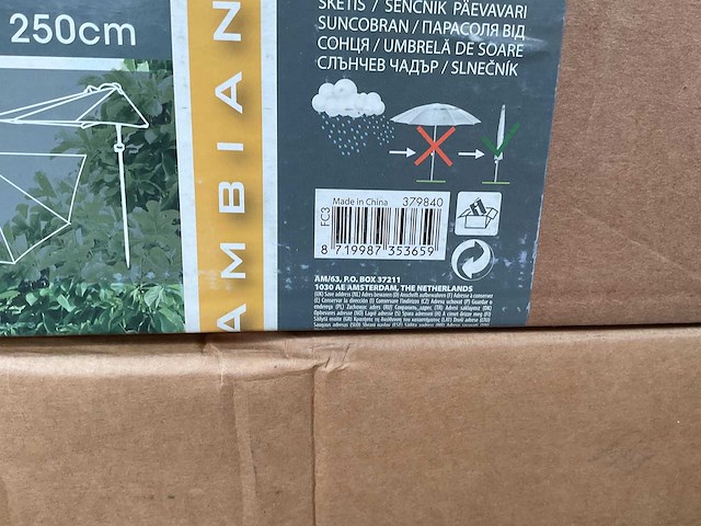 Ambiance - parasols (2x) - afbeelding 4 van  4