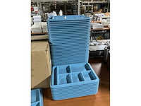 A.m.c. kunststof bakjes (100x) - afbeelding 3 van  8