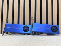Amd - radeon pro wx 3100 - 4gb / gddr5 / workstation videokaart (2x) - afbeelding 1 van  10