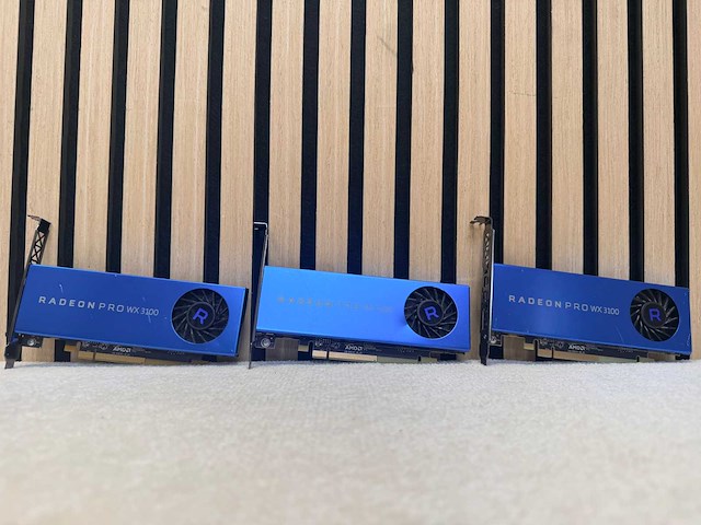 Amd - radeon pro wx 3100 - 4gb / gddr5 / workstation videokaart (3x) - afbeelding 1 van  15