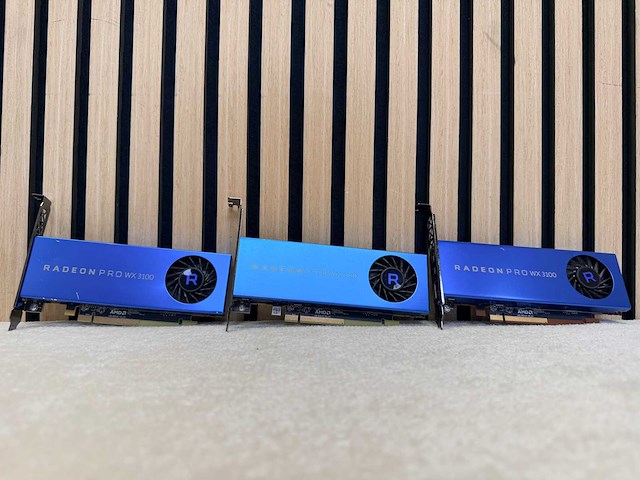 Amd - radeon pro wx 3100 - radeon pro - workstation videokaart (3x) - afbeelding 1 van  15