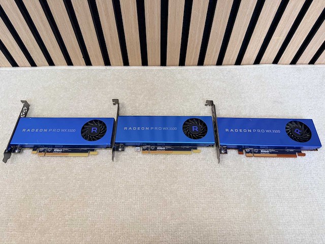 Amd - radeon pro wx 3100 - radeon pro - workstation videokaart (3x) - afbeelding 10 van  15
