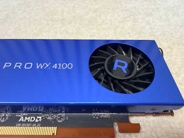 Amd - radeon pro wx 4100 - 4gb / gddr5 / workstation videokaart - afbeelding 2 van  11