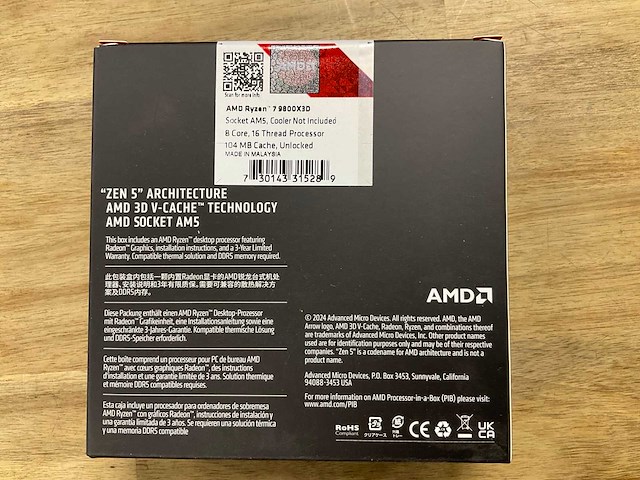 Amd ryzen 7 processor - afbeelding 2 van  2