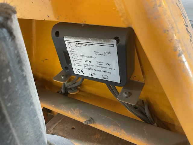 Ameise 50rtp palletwagen met digitale weegschaal - afbeelding 2 van  2