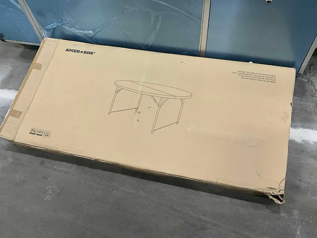 Amer box ronde klaptafel - afbeelding 6 van  6