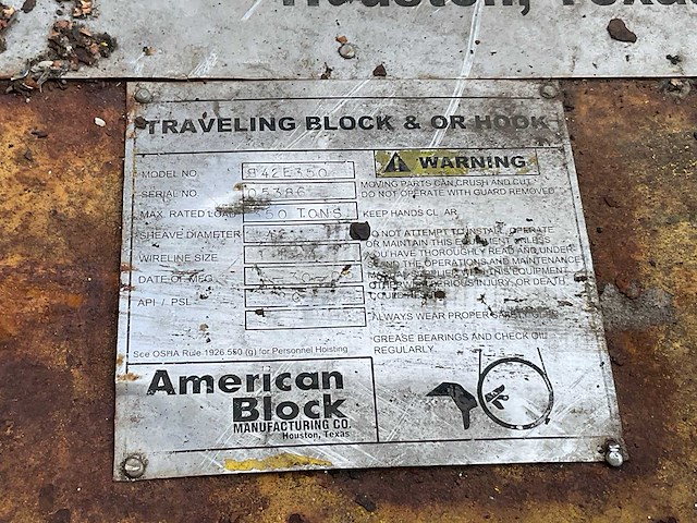 American block hijsblok - afbeelding 5 van  5