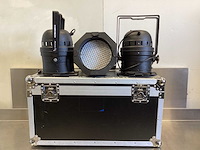 American dj - 64b led pro can - dmx par (3x) - in flightcase - afbeelding 1 van  12