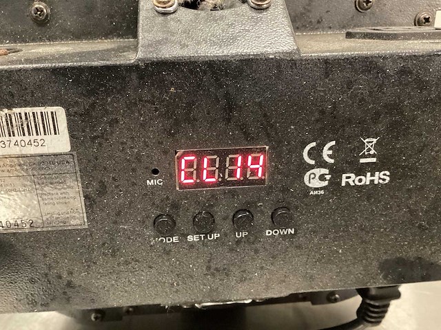 American dj - qa12 - dmx flat par (5x) - in flightcase - afbeelding 6 van  12