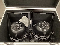 American dj 64b led pro can dmx par set - in flightcase - afbeelding 8 van  16