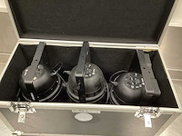 American dj 64b led pro can dmx par set - in flightcase - afbeelding 4 van  12