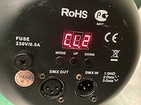 American dj 64b led pro can dmx par set - in flightcase - afbeelding 7 van  12