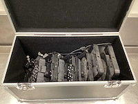 American dj flat par qa12 dmx set - in flightcase - afbeelding 5 van  13