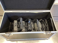 American dj flat par qa12 dmx set - in flightcase - afbeelding 4 van  12