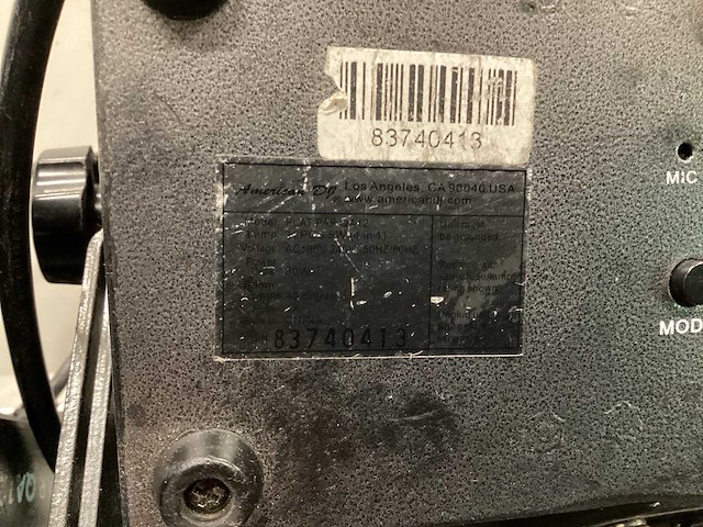 American dj flat par qa12 dmx set - in flightcase - afbeelding 9 van  12