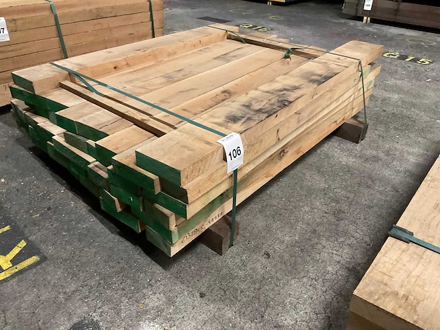 Amerikaans eiken planken geschaafd 45 mm ca. 0,299 m³ - afbeelding 1 van  5