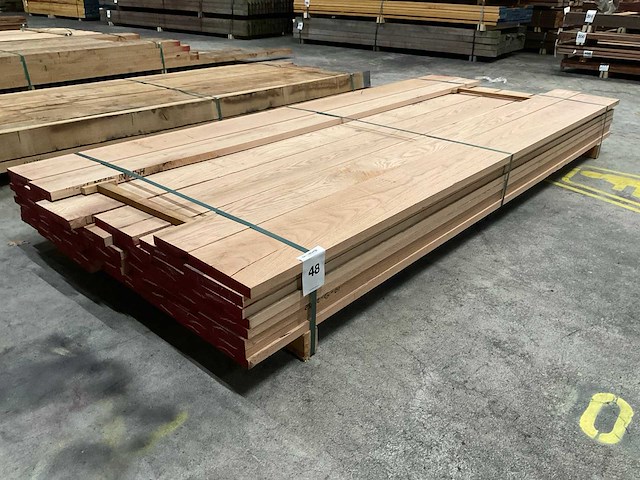 Amerikaans eikenplanken voorgeschaafd 26 mm ca. 0,545 m³ - afbeelding 1 van  5