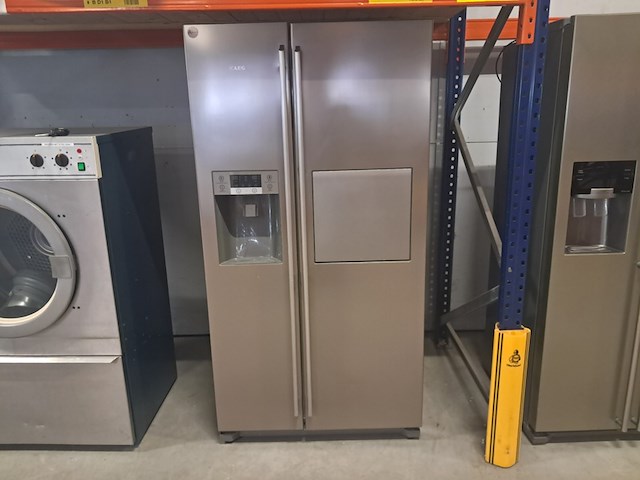 Amerikaanse koelkast a+++, aeg, s66090xns1, grijs / chroom - afbeelding 1 van  13