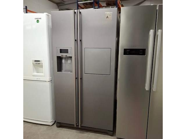 Amerikaanse koelkast a+++, samsung no frost, rsh5ptmh, grijs / chroom - afbeelding 1 van  6