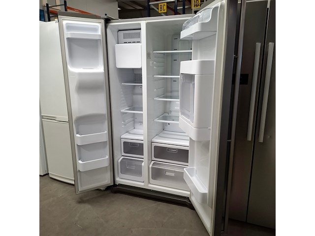 Amerikaanse koelkast a+++, samsung no frost, rsh5ptmh, grijs / chroom - afbeelding 2 van  6