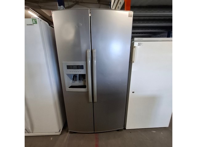 Amerikaanse koelkast a+++, whirlpool, 20ru-d3j, grijs / chroom - afbeelding 1 van  9