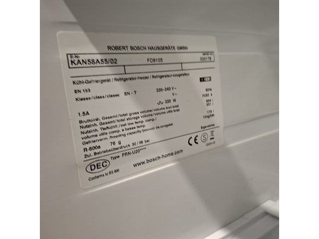 Amerikaanse koelkast, bosch, kan58a55, zwart - afbeelding 2 van  10