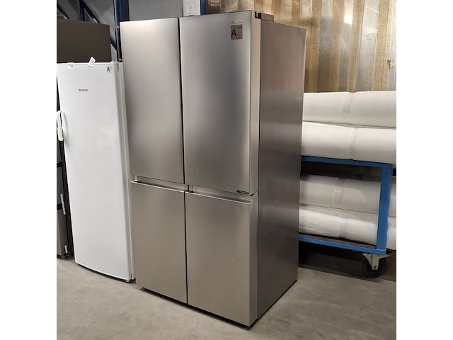 Amerikaanse koelkast, hisense, rq758n4sa/1 | nofrost | a+++, grijs / chroom - afbeelding 1 van  36