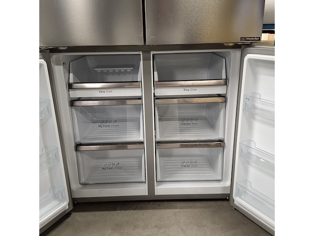 Amerikaanse koelkast, hisense, rq758n4sa/1 | nofrost | a+++, grijs / chroom - afbeelding 27 van  36