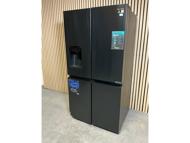 Amerikaanse koelkast hisense, rq760n4sbfe., zwart - afbeelding 4 van  7