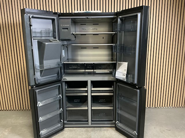 Amerikaanse koelkast hisense, rq760n4sbfe., zwart - afbeelding 6 van  7