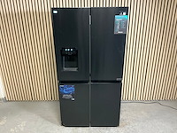 Amerikaanse koelkast, hisense, rq760n4sbfe, zwart - afbeelding 1 van  11
