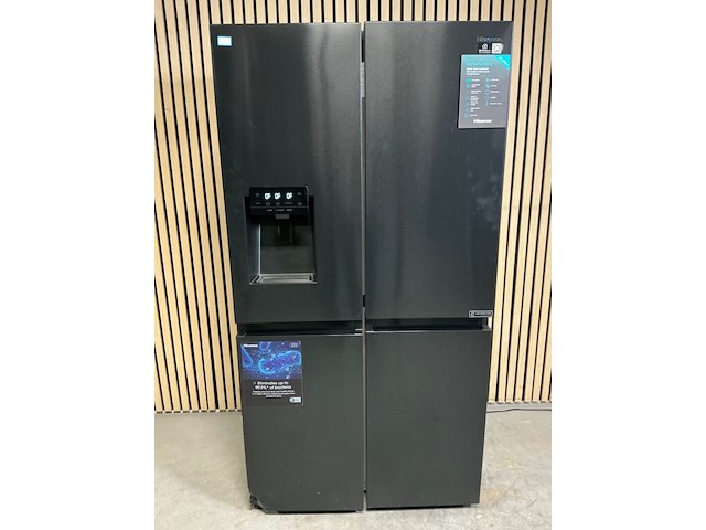 Amerikaanse koelkast, hisense, rq760n4sbfe, zwart - afbeelding 4 van  11