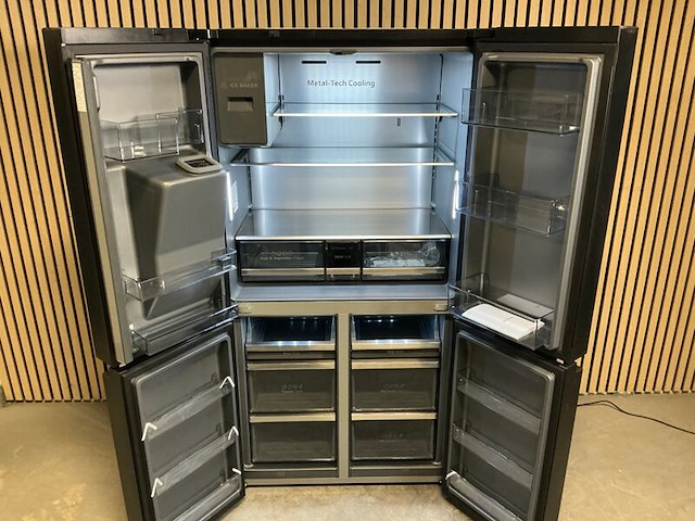 Amerikaanse koelkast, hisense, rq760n4sbfe, zwart - afbeelding 9 van  11