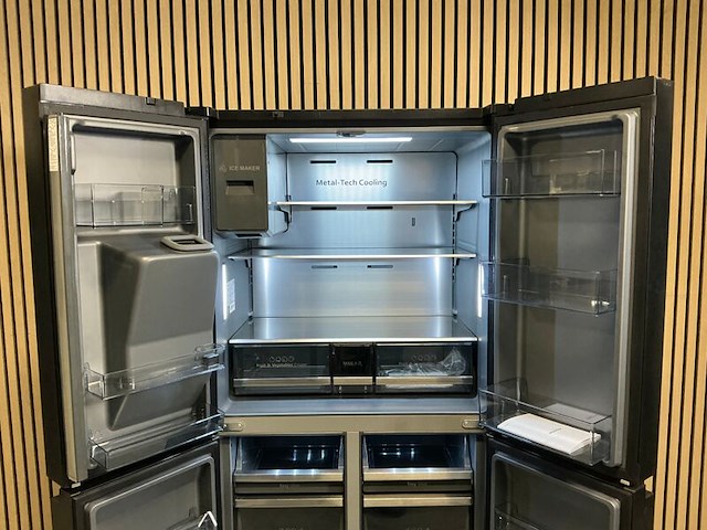 Amerikaanse koelkast, hisense, rq760n4sbfe, zwart - afbeelding 10 van  11
