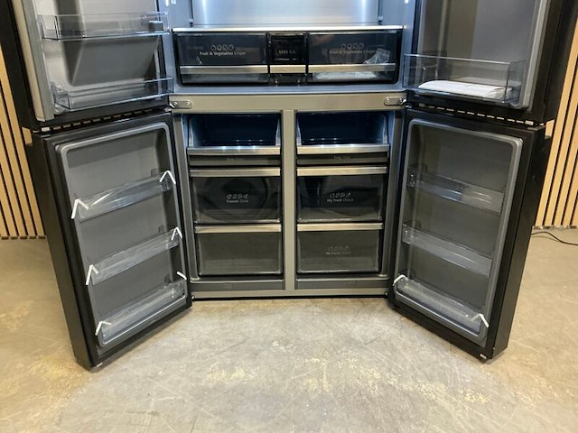 Amerikaanse koelkast, hisense, rq760n4sbfe, zwart - afbeelding 11 van  11
