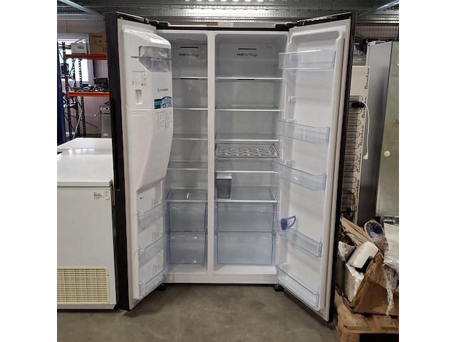 Amerikaanse koelkast, hisense, rs694n4tfe | nofrost | a+++, zwart - afbeelding 5 van  27