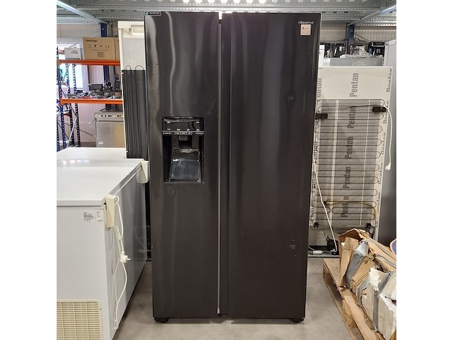 Amerikaanse koelkast, hisense, rs694n4tfe | nofrost | a+++, zwart - afbeelding 11 van  27