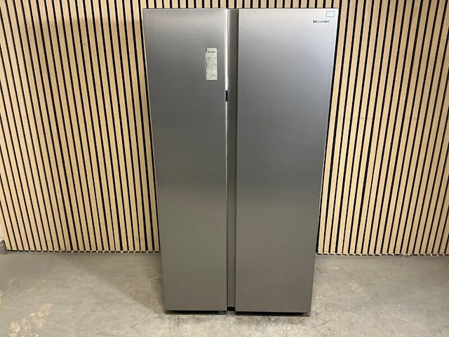 Amerikaanse koelkast, hisense, rs711n4ace, rvs - afbeelding 1 van  9