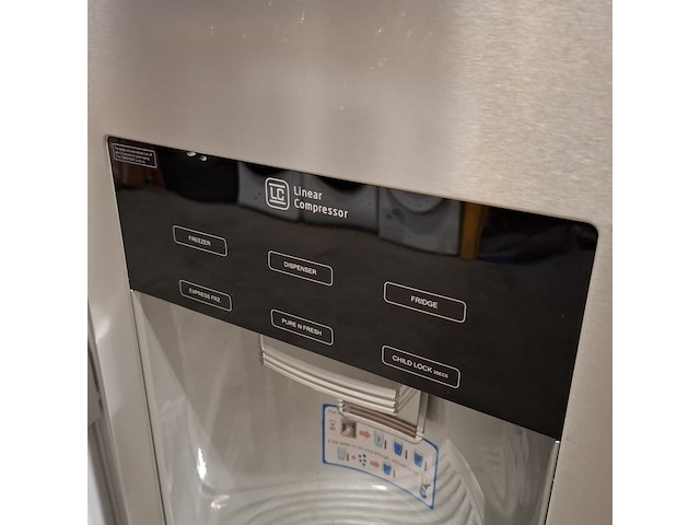 Amerikaanse koelkast, lg, gs9366necz - a++ - afbeelding 10 van  16