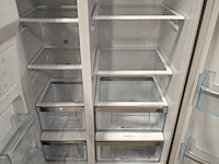 Amerikaanse koelkast no frost, bosch a+++, kad90l, grijs / chroom - afbeelding 6 van  7